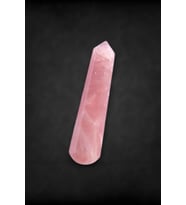 Doğal Pembe Kuvars Masaj Çubuğu 105-3
