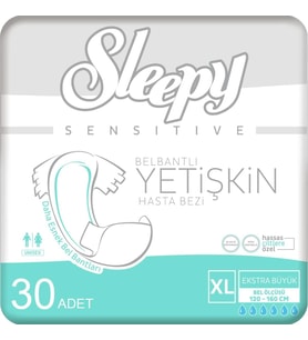 Xlarge Yetişkin Hasta Bezi 30 Adet