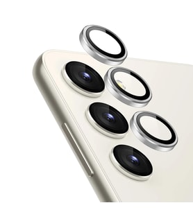 Microsonic Samsung Galaxy S25 Tekli Kamera Lens Koruma Camı Gümüş (Gümüş)