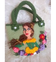 Prenses Çanta Amigurumi Organik Oyuncak