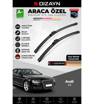 S-Dizayn Audi A8 Ön Cam Silecek Seti 2010-2017 Premium Araca Özel 60-55 Cm A+ Kalite