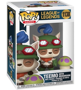 Funko Pop! & Buddy: Lol - Teemo With Shroom - League Of Legends - Koleksiyon Vinil Figür - Hediye Fi (Krem)