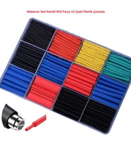 Makaron Seti Renkli 850 Parça 12 Çeşit Plastik Çantada