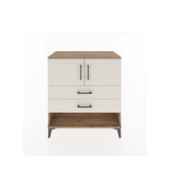 Hyperion Şifonyer 2 Raflı 2 Çekmeceli 2 Kapaklı 88x44x96 Çam-Aytaşı