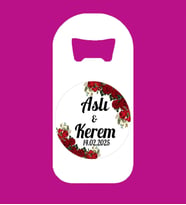 Kişiye Özel Magnet Açacak Nikah Nişan Düğün İçin