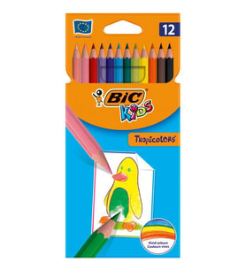 Bic Kids Tropicolor Kuru Boya Kalemi 12 Renk 