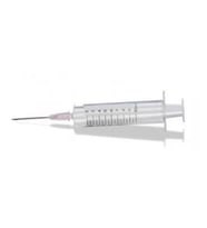 10 ML 2PARÇA PEMBE İĞNELİ VETERİNER - 250Lİ