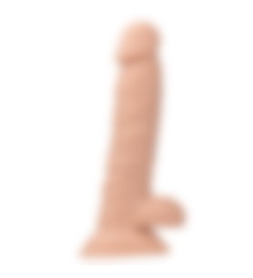 River World Dildo Pe nis Damarlı Vantuzlu 18 cm