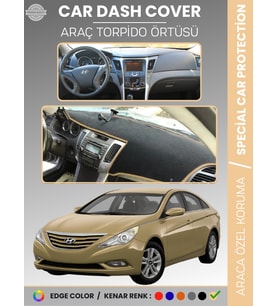 HYUNDAİ SONATA (2007-2012) Torpido Örtüsü Ön Göğüs Tam Uyum Çatlamayı Önler Kaymaz Kolay Montaj