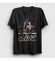 Presmono Unisex Siyah Pray To Me Palaye Royale T-Shirt 529307tt