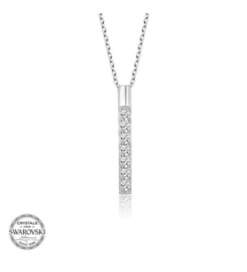 SWAROVSKİ TAŞLI YEDİ TAŞ 925 AYAR GÜMÜŞ KOLYE