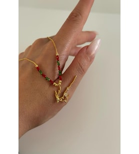 925 Ayar Gümüş Noel Charm Kolye