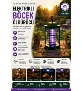 LED Destekli Elektronik Böcek Çekim Teknolojisi