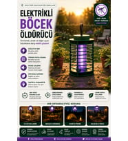 LED Destekli Elektronik Böcek Çekim Teknolojisi