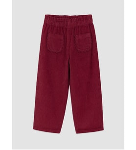 LCW Kids Bordo Regular Fit Kız Çocuk Pantolon