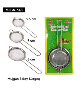 3 Boy Süzgeç Seti
