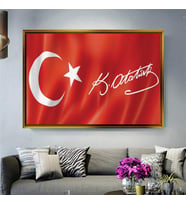 Altın Çerçeveli dekoratif tablo a784 (Gold)