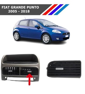 Fiat Grande Punto Orta Sağ Havalandırma Izgarası Gri Düğmeli 2005- 2018 M742