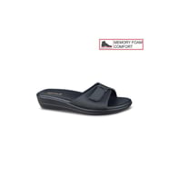 Ceyo 9863-33 Memory Foam ComFort Taban Kadın Terlik Siyah 36-40