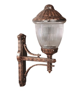 AVONNI BAP-68210-BKR Kahverengi Boyalı Dış Mekan Aydınlatma E27 ABS Polikarbon Cam 35x23cm