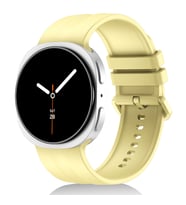 Lexroo Galaxy Watch 9 40mm KRD-159 22mm Silikon Kordon - Sarı