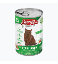 Energy Somonlu Kısırlaştırılmış Yaş Kedi Maması - 400 g