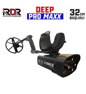 RDR Deep Pro Maxx Derin Arama Dedektörü - 6 kHz 32cm Başlıklı Paket