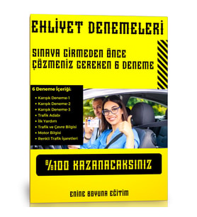 Ehliyet Denemeleri (6 Süper Deneme)