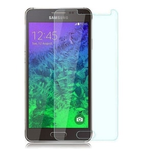 Samsung Galaxy Alpha G850 Uyumlu Ekran Koruyucu Screen Protector Tempered Glass Kristal Netliğinde %100 HD Görüntü, Yüksek Kalite Kırılmaz Temperli Cam (Şeffaf)