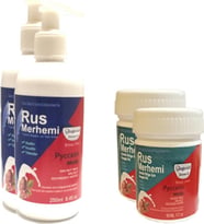 Hintohu Tüy Dökücü Azaltıcı Rus Merhemi 250 ml 2 Adet+Genital Bölge Merhemi 50 ml 2 Adet Olegovich