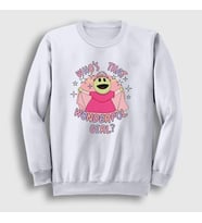 Presmono Unisex Beyaz Peepo Who's That Wonderful Girl Nanalan Sweatshirt 533468tt (Beyaz)