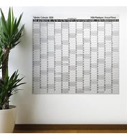 2020 Yıllık Planlayıcı Manyetik Duvar Stickerı Takvim 110x100 cm (5690)