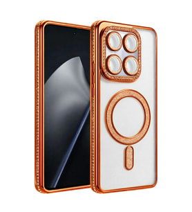 Northcity Xiaomi Mi 17T Joke Simli Magneticsafe Kılıf - Turuncu