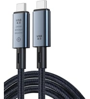 ZR851 240W USB 4.0 40GBPS 8k Thunderbolt Görüntü Aktarım ve Hızlı Şarj Kablosu 2 Metre