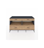 Kronos Konsol 2 Raflı 4 Çekmeceli  176x59x99 Antrasit-Çam