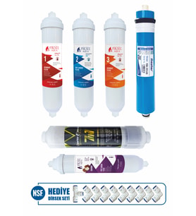 12 Aşamalı (7in1) Master Membranlı Su Arıtma Cihazı Filtre Seti (PKSMUH0062)