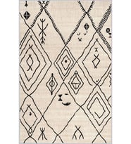 Eliana Home Baskılı, Yıkanabilir Kaymaz Taban Salon Halısı LNA1089 100x150 cm (Bej)