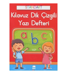 Renkli Standart Kare Çizgili Yazı Defteri A4 Ebat