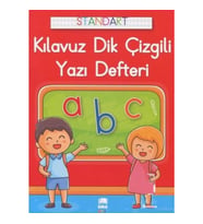 Renkli Standart Kare Çizgili Yazı Defteri A4 Ebat