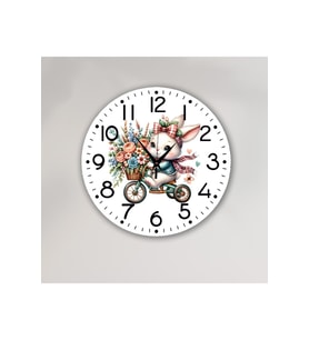 bilge Tasarım Çocuk Odası Duvar Saati 30 x 30 CM (Karışık)