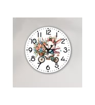 bilge Tasarım Çocuk Odası Duvar Saati 30 x 30 CM (Karışık)