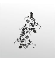 Folyo Sticker Kuş Deseni ADKPQUY751 130cm Uzunluk (Karışık)