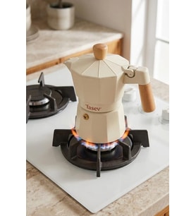 Bambum Garen - Moka Pot 3 Fincan Bej