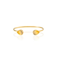 Kadir Jewellery 22 Ayar Altın Kaplama El İşçiliği Zirkon Taşlı Kadın Charm Bileklik