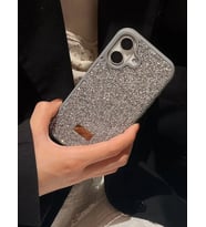 İphone 16 İle Uyumlu İnce Parlak Taşlı Premium Sw Telefon Kılıfı