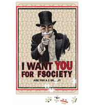 Mr Robot I Want You for Fsociety Puzzle 240 Parça Yapboz