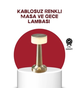 Şarj Edilebilir Led Masa Lambası Usb Girişli, Metal Yapı