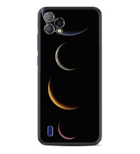 Reeder P13 Blue Plus 2022 Kılıf Resimli Desenli Silikon Platinium Series Gezegenler 1901