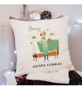 Genel Cerrah Tasarımlı Yastık Kişiye Özel
