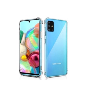Samsung Galaxy A71 Şeffaf Tank Silikon Kapak